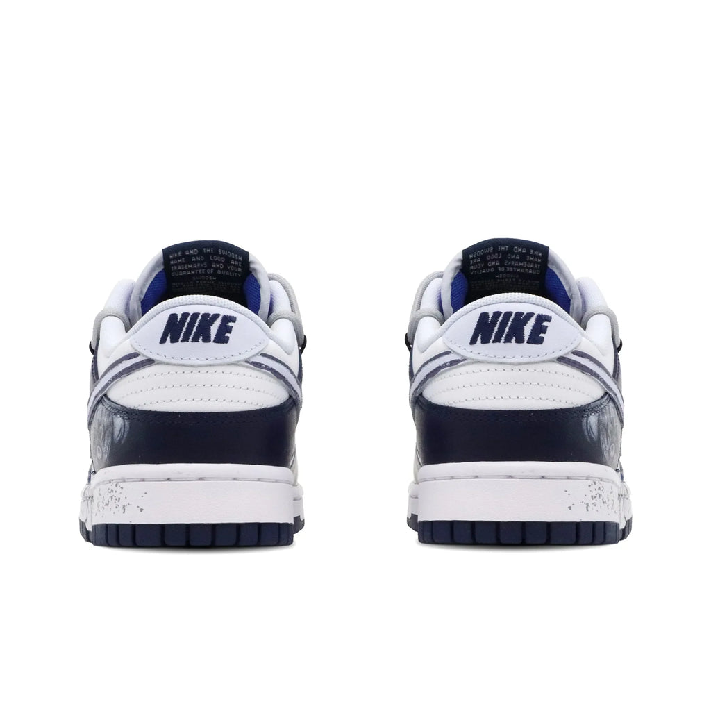 [Custom Trust The Bear] Dunk Low Skateboard Shoes Unisex Beige/Blue