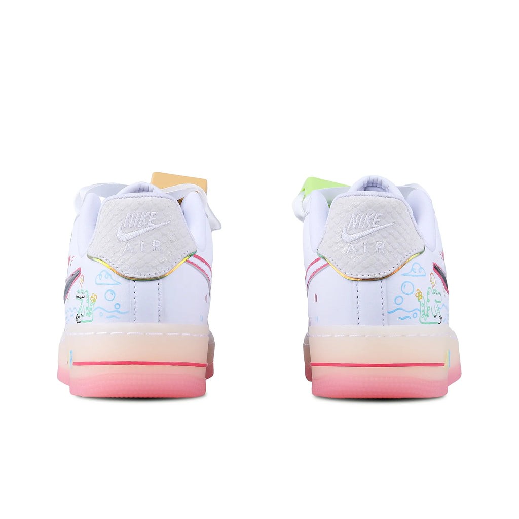 [Custom Animal Party, Jelly Soles,Graffiti] Air Force 1 Skateboarding Shoes Unisex