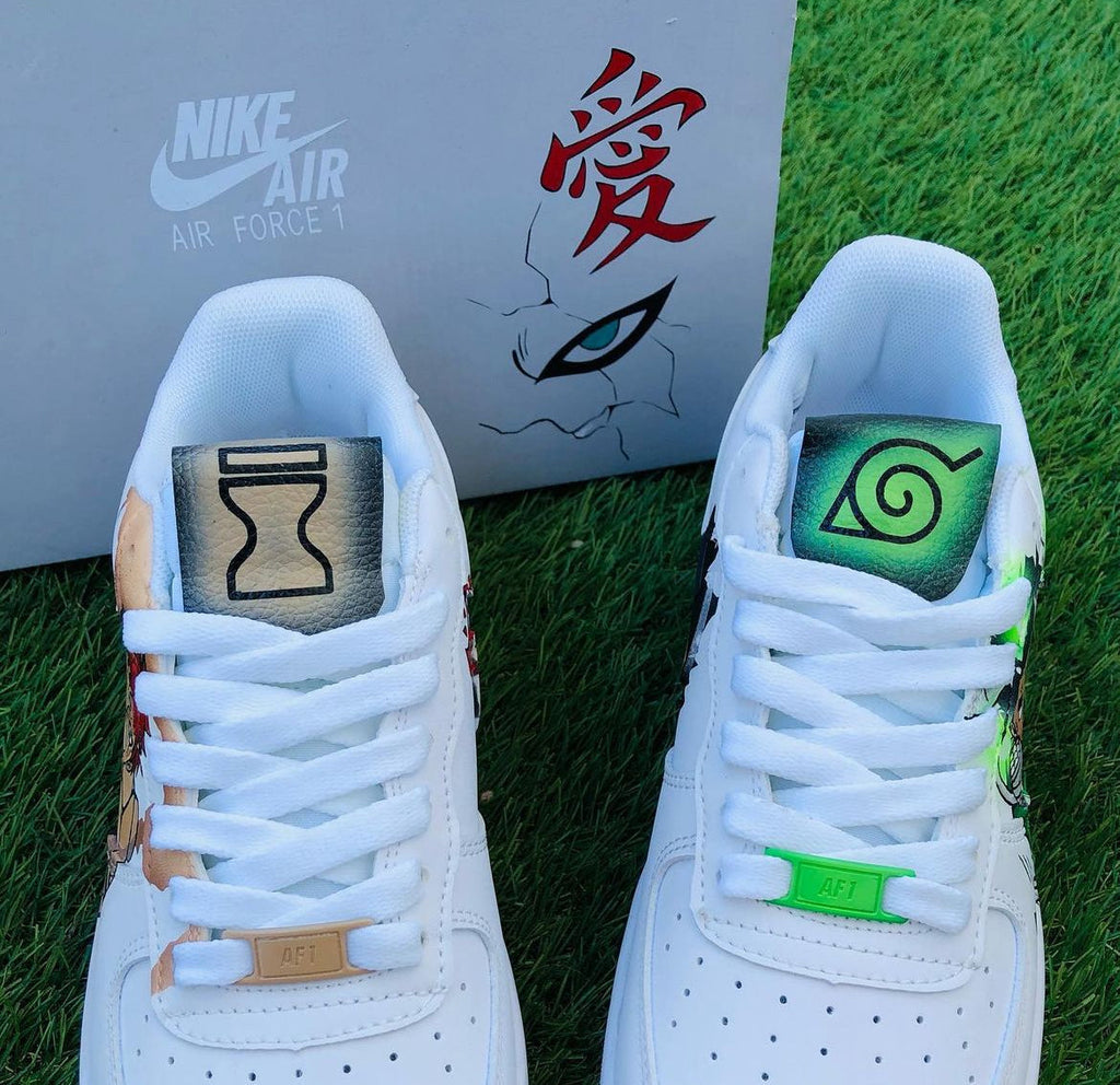 [Custom Naruto Shippuden Gaara Vs Rock Lee] Air Force 1 Skateboarding Shoes Unisex