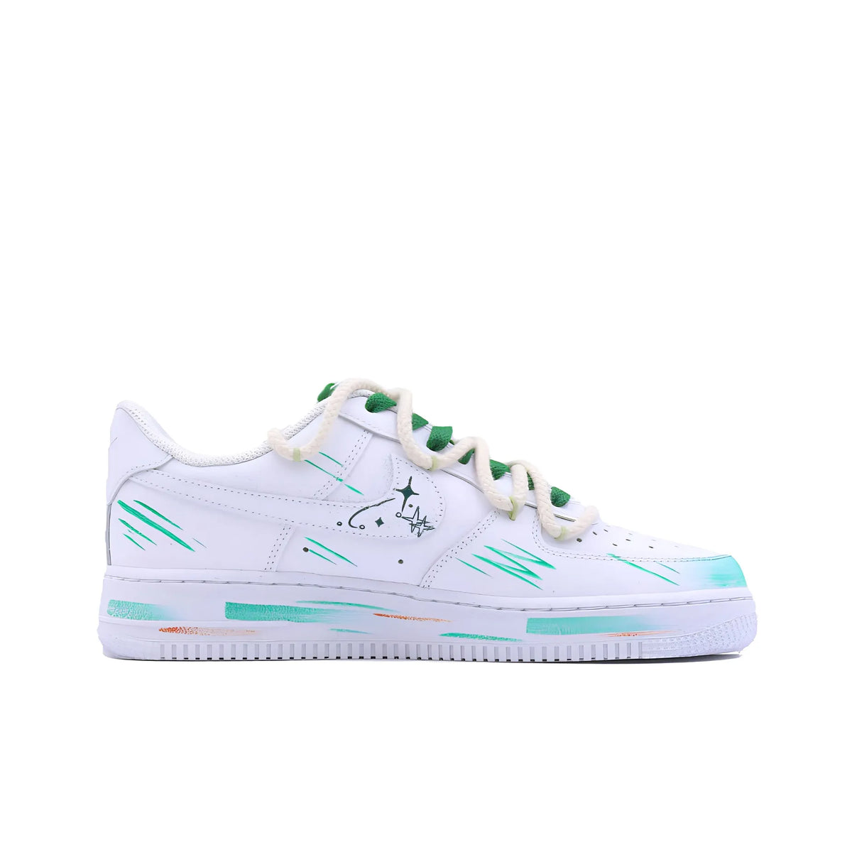[Customized The Twelve Zodiac Signs: Aquarius - Fashionable Starry Sky] Air Force 1 Shoes Unisex