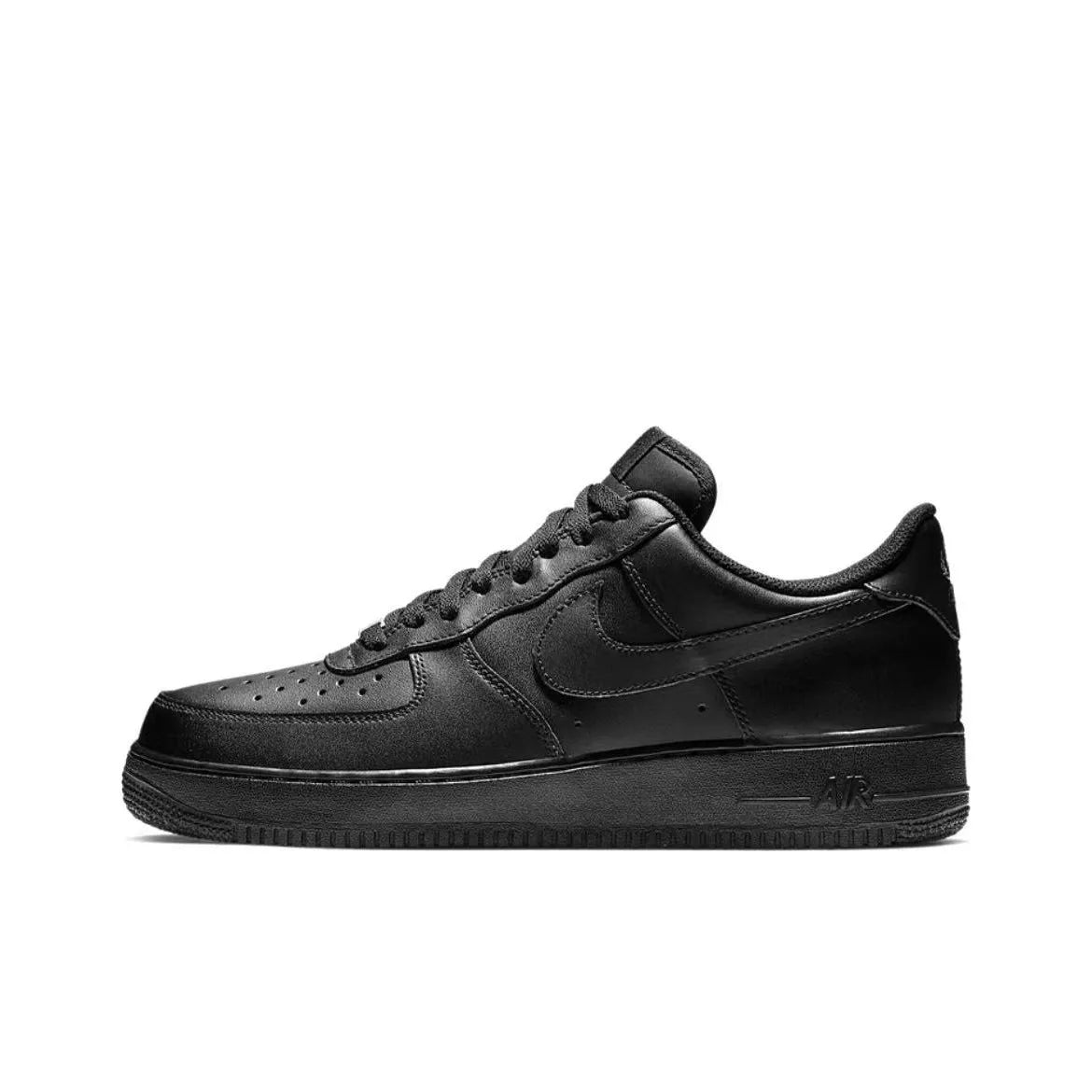 [Customized Star Diamond Nocturne] Air Force 1 Low-top Shoes Unisex Black Diamond Decoration