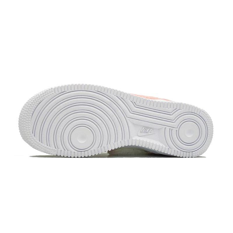 [Custom Pom-Pom Diary]  Air Force 1 Skateboarding Shoes Women's Low-top Pink/white