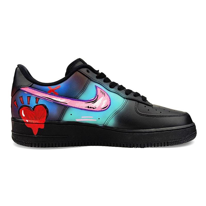[Custom Hand-drawn graffiti anime style]  Air Force 1 Skateboarding Shoes Men