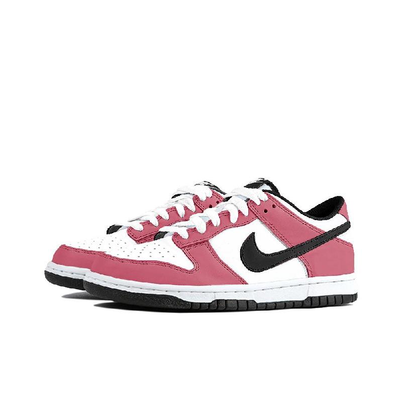 [Custom Strawberry patient]  Dunk Skateboarding Shoes Women's Low-top Black
