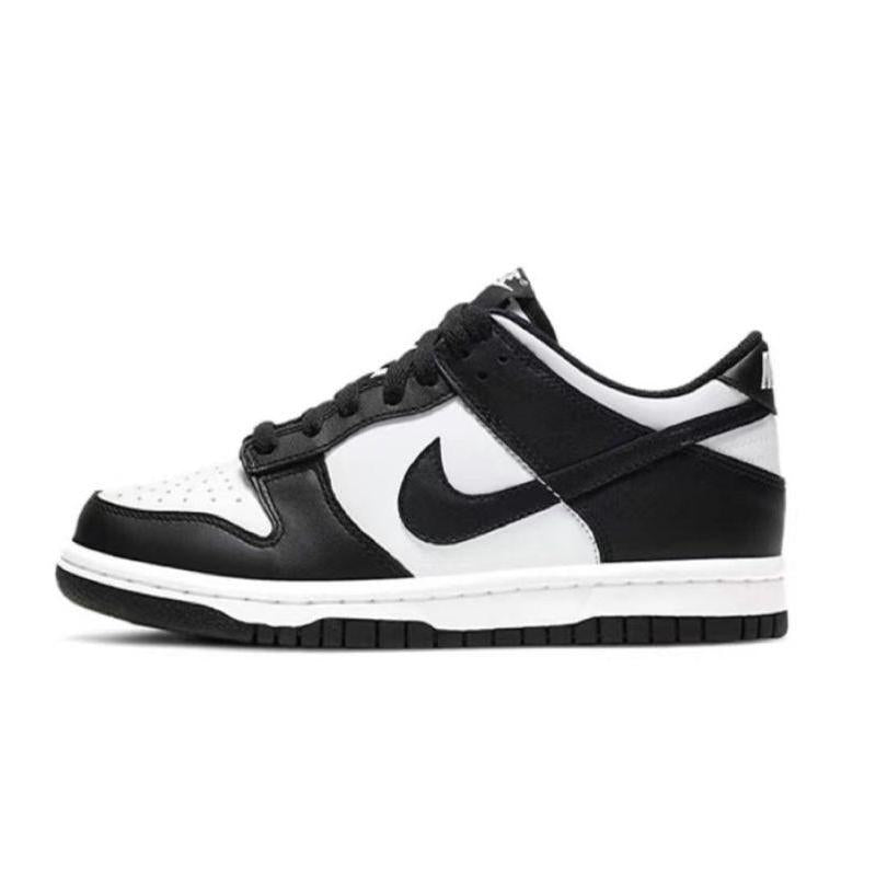 [Custom Pasted heart-shaped female S-BOX]  Dunk Skateboarding Shoes Women's Low-top Brown/Black