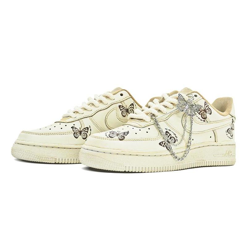 [Custom Men's Butterfly]  Air Force 1 Skateboarding Shoes Men