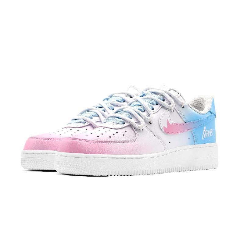 Cream Aurora -  Air Force 1 Skateboarding Shoes Men