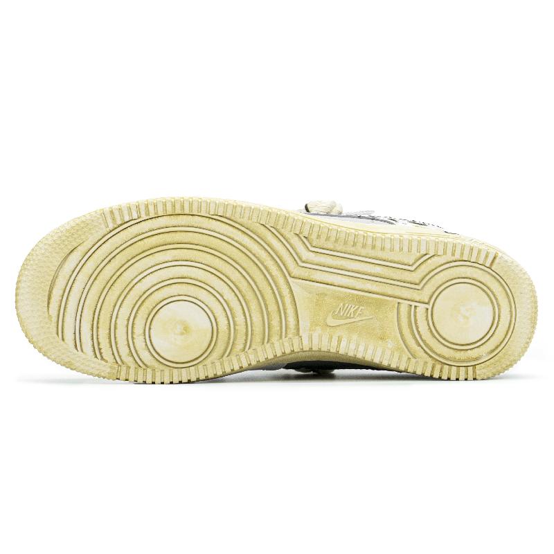 [Custom AF Smiling Face Graffiti ]  Air Force 1 Skateboarding Shoes Men