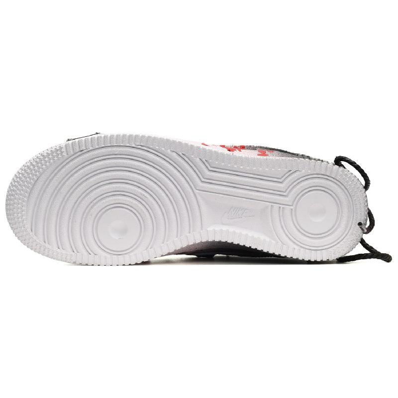 [Custom Men's splashing graffiti in black, white and red]  Air Force 1 Skateboarding Shoes Men