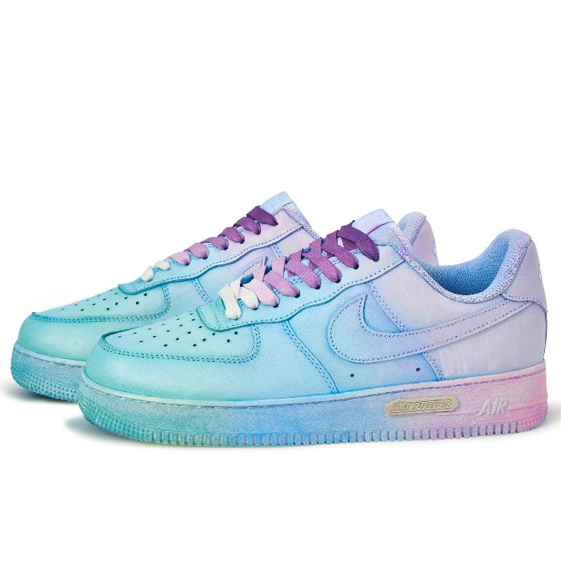 [Custom Colored Neon]  Air Force 1 Skateboarding Shoes Men