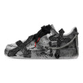 [Custom Men's cross black and grey]  Air Force 1 Skateboarding Shoes Men Low-top Black/Gray