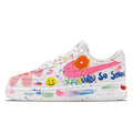 [Custom Color Graffiti]  Air Force 1 Skateboarding Shoes Women's