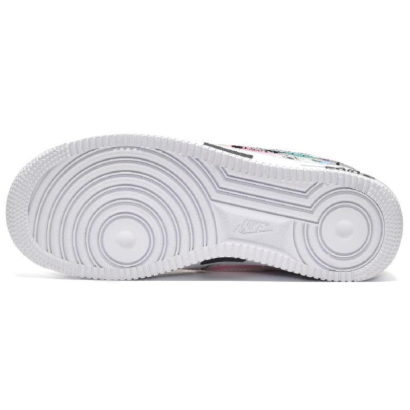 [Custom Women's heart-shaped small daisies in off-white]  Air Force 1 Skateboarding Shoes Women's