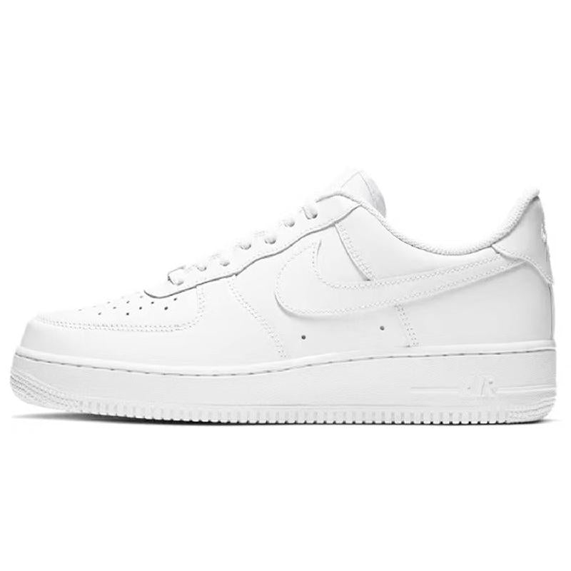 [Custom Grayish-white bones]  Air Force 1 Skateboarding Shoes Unisex