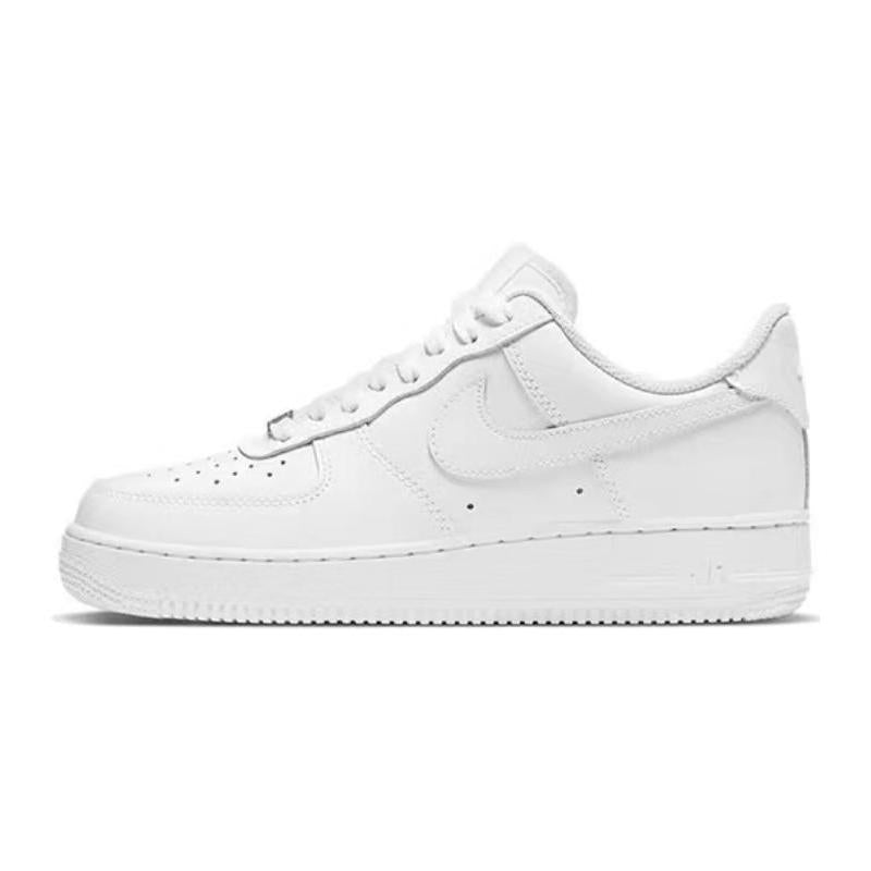 [Custom Fluorescent green powder core]  Air Force 1 Skateboarding Shoes Women's Low-top Heather Gray/Dusty Pink
