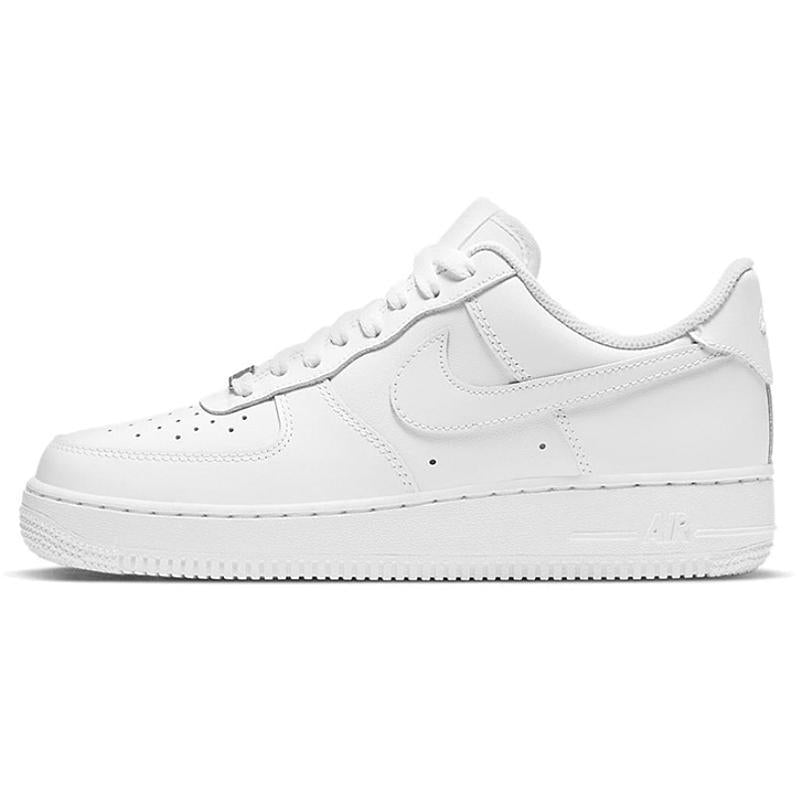 [Custom Golden heart-shaped wing]  Air Force 1 Skateboarding Shoes Women's Low-top Pink/white