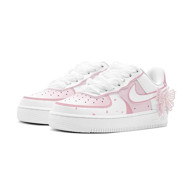 [Custom Teenage Butterfly]  Air Force 1 Skateboarding Shoes Women's