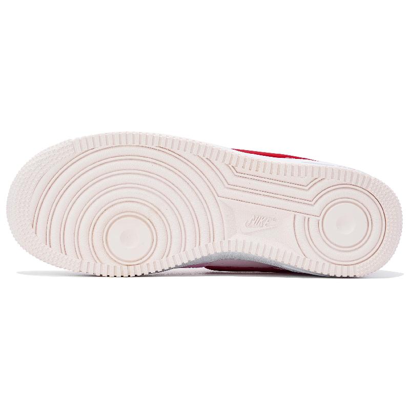 [Custom Cherry Cream]  Air Force 1 Skateboard Shoes Women's Low-Top White/Pink/Red