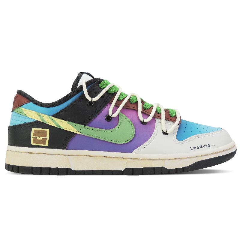 [Custom Super Mario Mandarin Duck]  Dunk Skateboarding Shoes Men