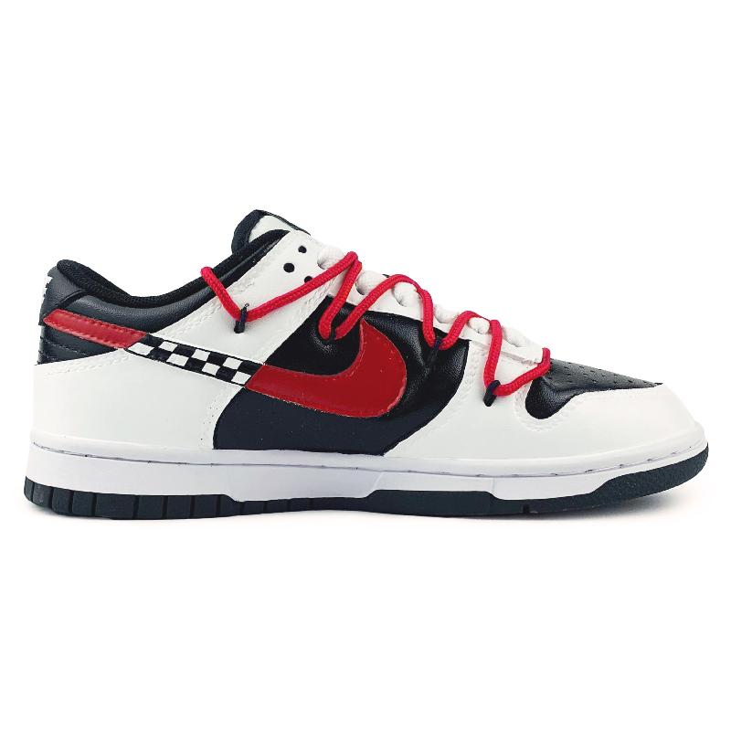 [Custom Men's and women's Racing clubs]  Dunk Skateboarding Shoes Unisex Low-top Black
