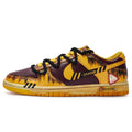 [Custom Men's cordon]  Dunk Skateboarding Shoes Men Low-top Burgundy