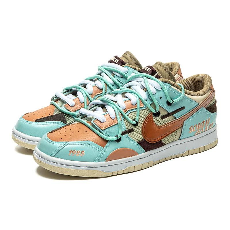 [Custom Men's South Coast]  Dunk Skateboarding Shoes Men Low-top Taupe