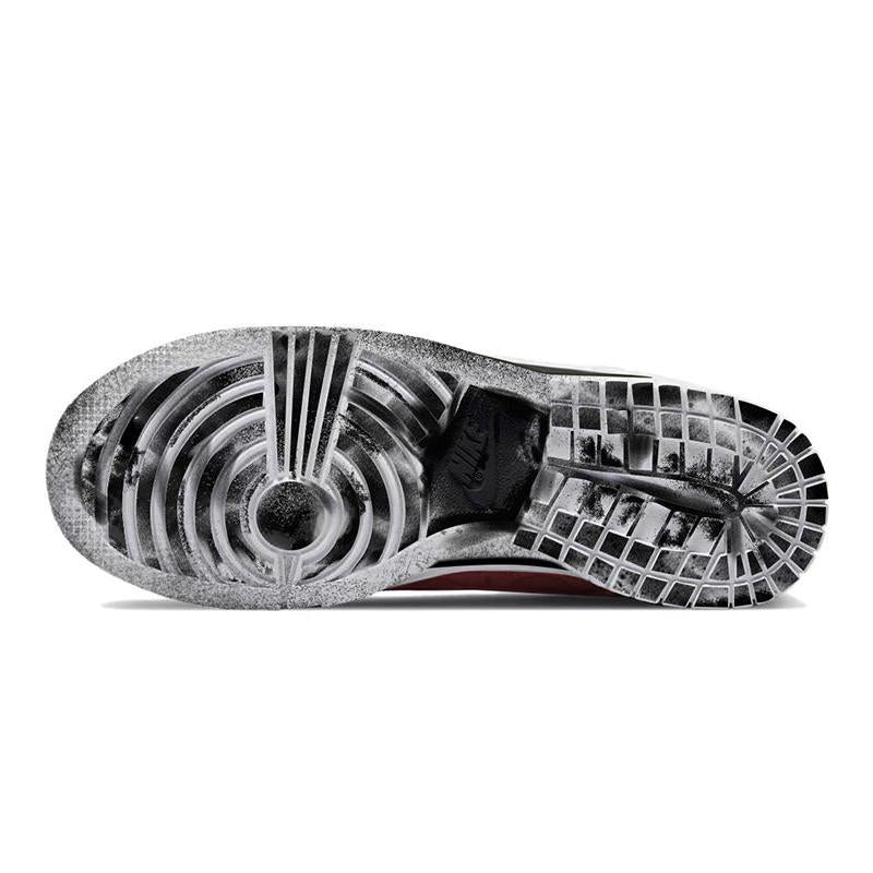 [Custom Christmas-themed white, red and gold]  Dunk Skateboarding Shoes