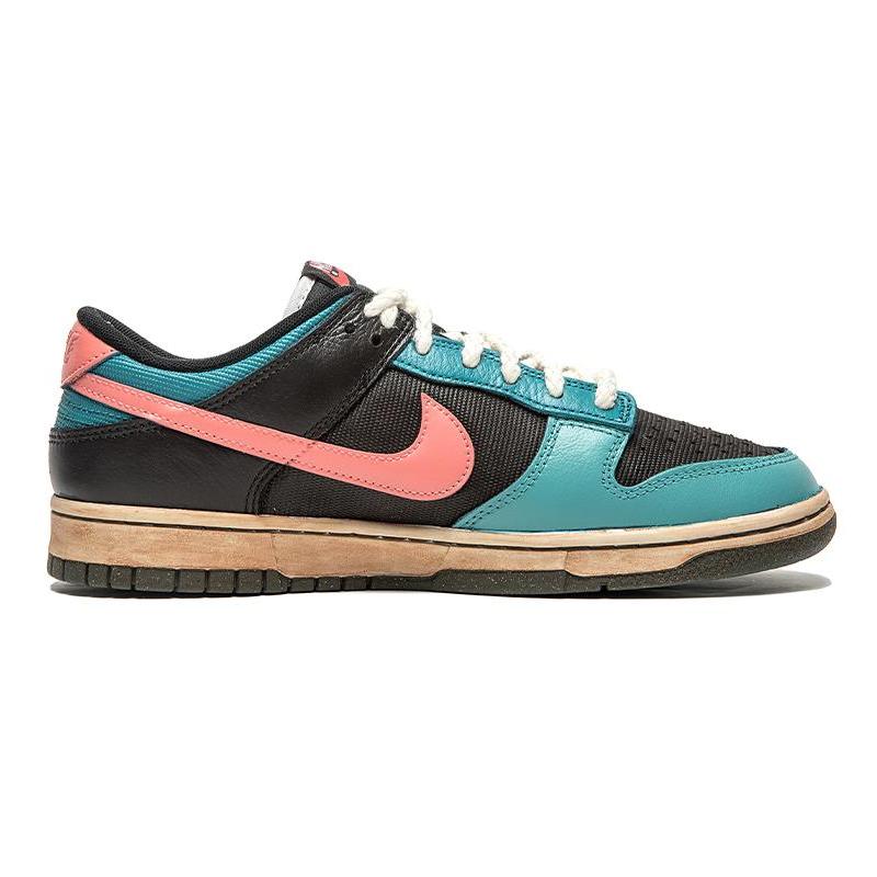 [Custom Men's graffiti in black and red]  Dunk Skateboarding Shoes Men
