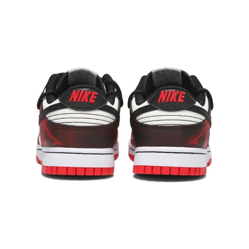 [Custom Ladies, congratulations on your prosperity]  Dunk Skateboarding Shoes Women's Low-top Red/Black/White