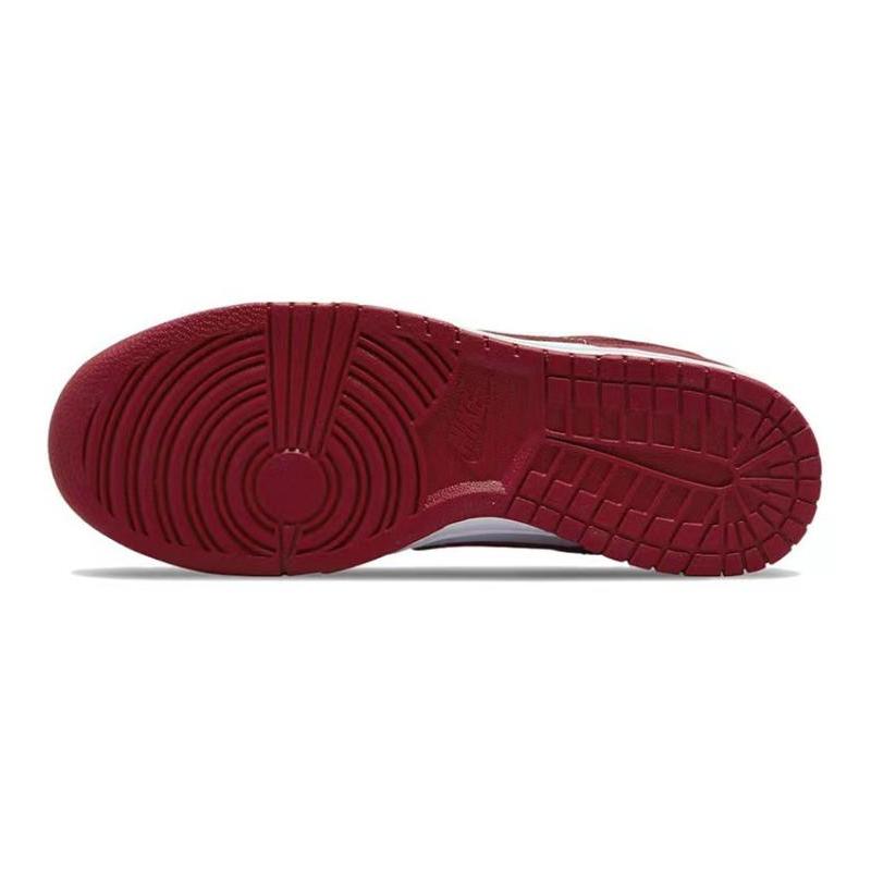 [Custom Ladies, congratulations on your prosperity]  Dunk Skateboarding Shoes Women's Low-top Red/Black/White