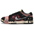 [Custom Women's melted plush black powder]  Dunk Skateboarding Shoes Women's