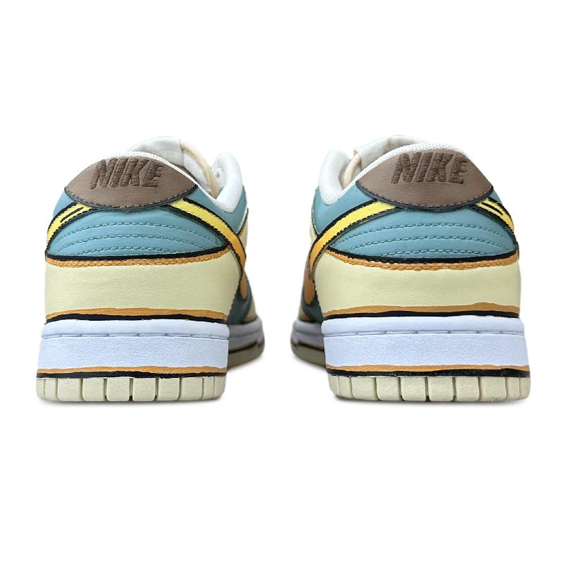 [Custom Men's Skull Coast]  Dunk Skateboarding Shoes Men