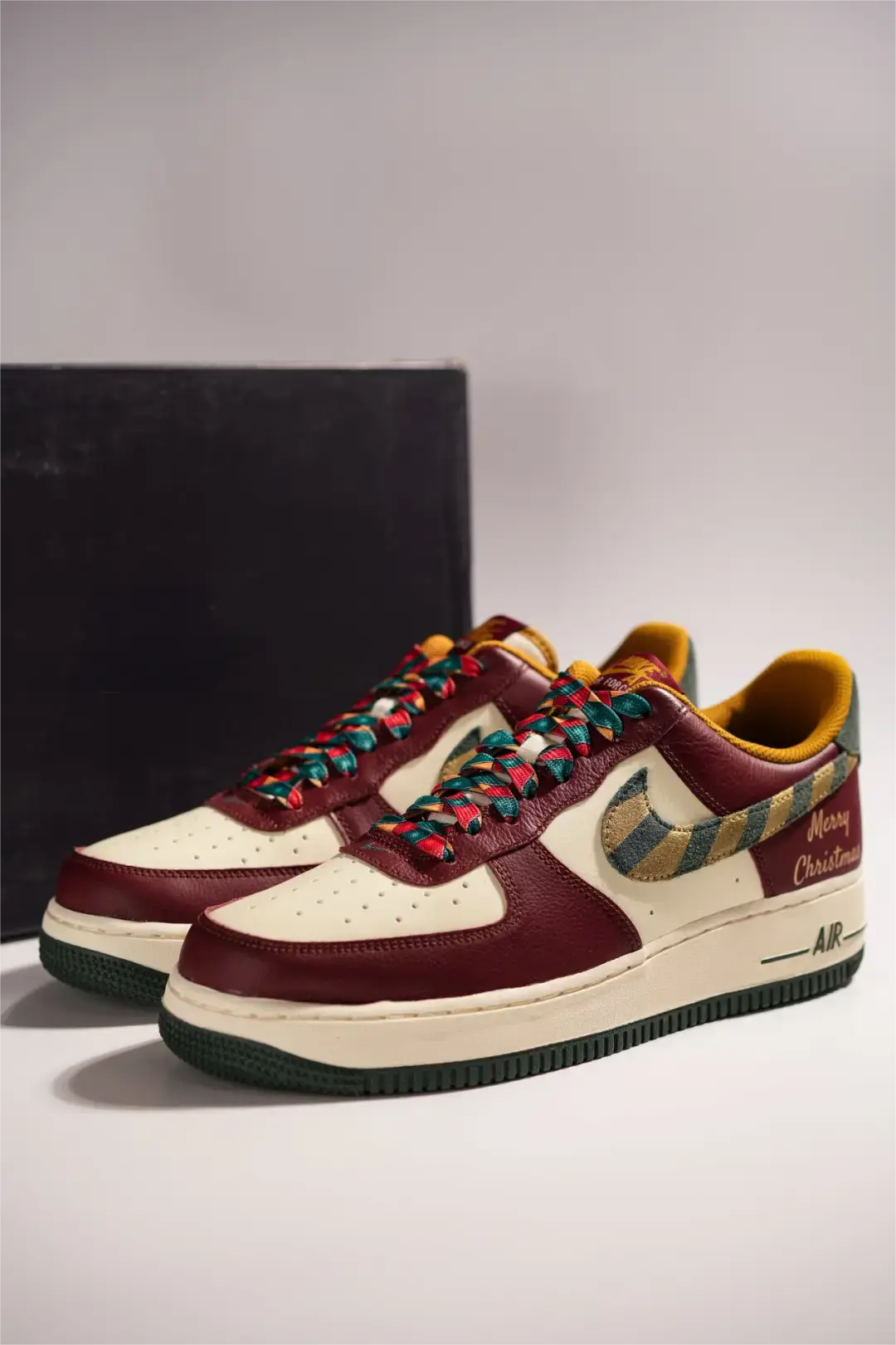 [Customized Gilded Starry Night] Air Force 1 Low-top Shoes Unisex Christmas Collection