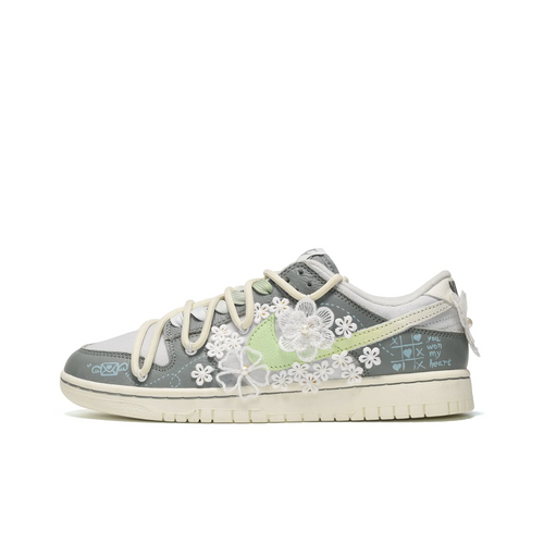 Pearl Confession Letter-  Dunk Skateboarding Shoes Unisex Low-top