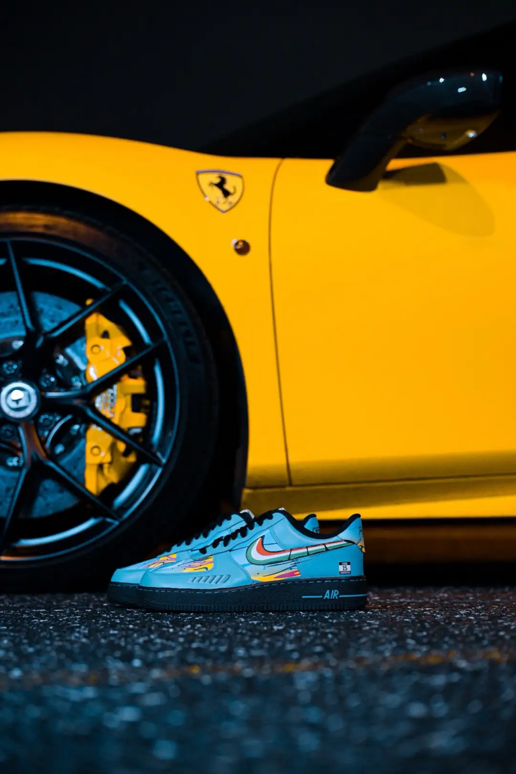 [Customized Sports Car Fr Track] Air Force One Of One dream car Shoes Unisex