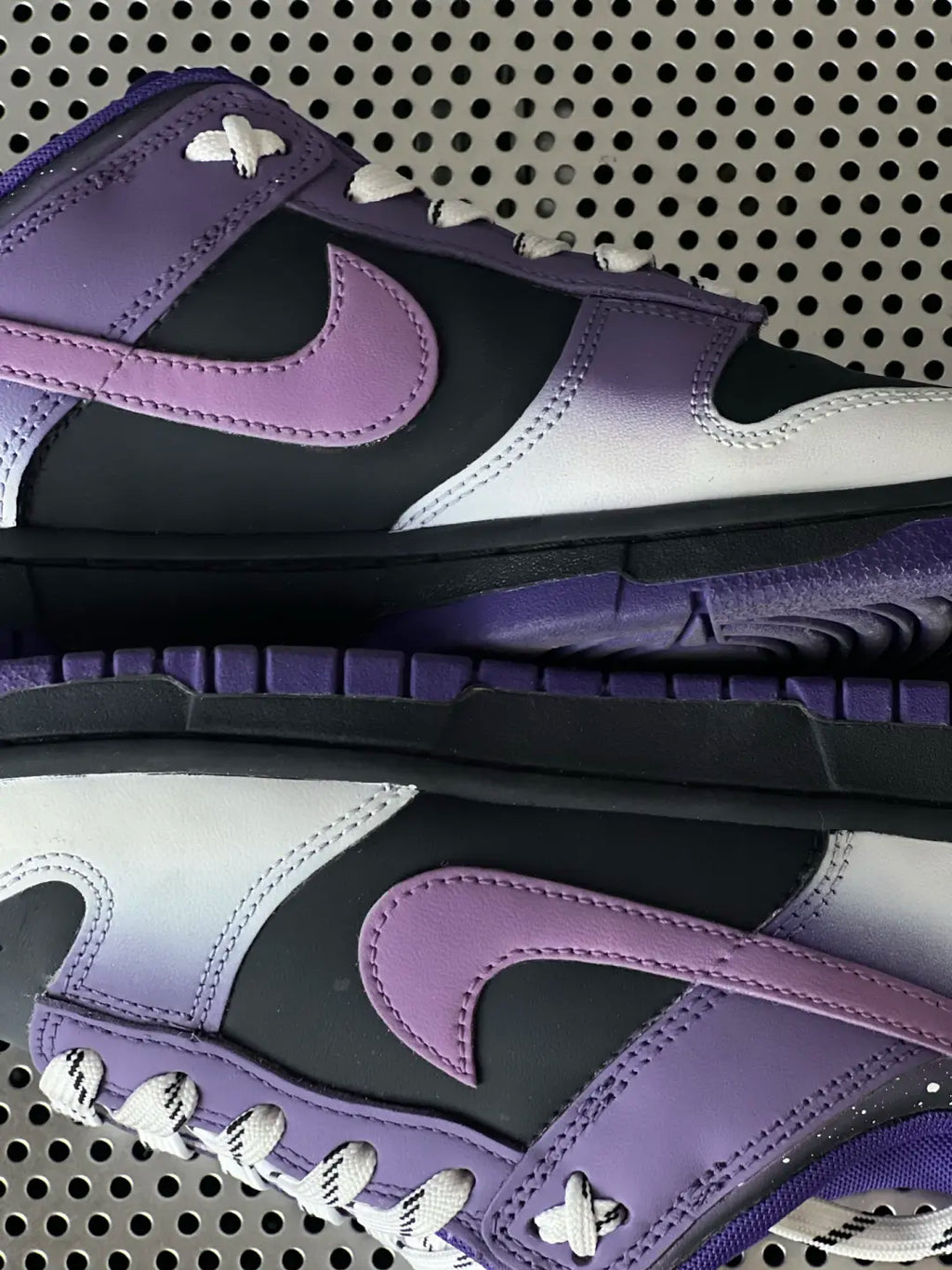 [Custom No Man Sky] Dunk Low Skateboard Shoes Unisex Purple/Faded Color Style