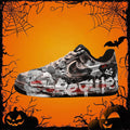 [Custom Unisex Doomsday War God black, white and red]  Air Force 1 Skateboarding Shoes Unisex