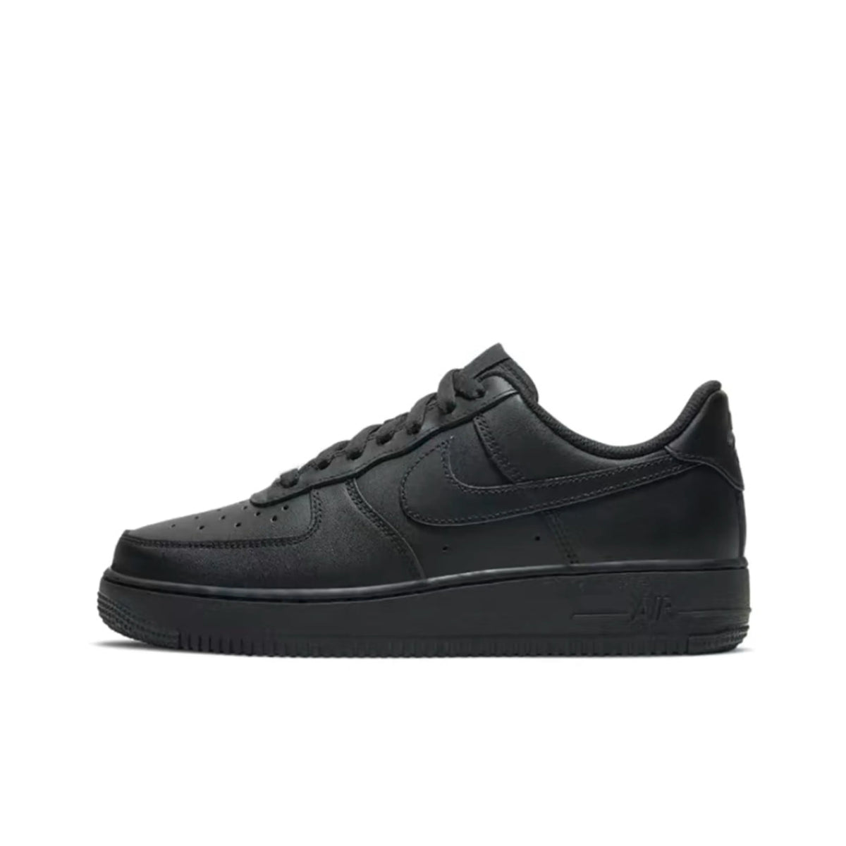 [Customized Black Diamond] Air Force 1 Low-top Shoes Unisex Blcak With Diamond Decoration