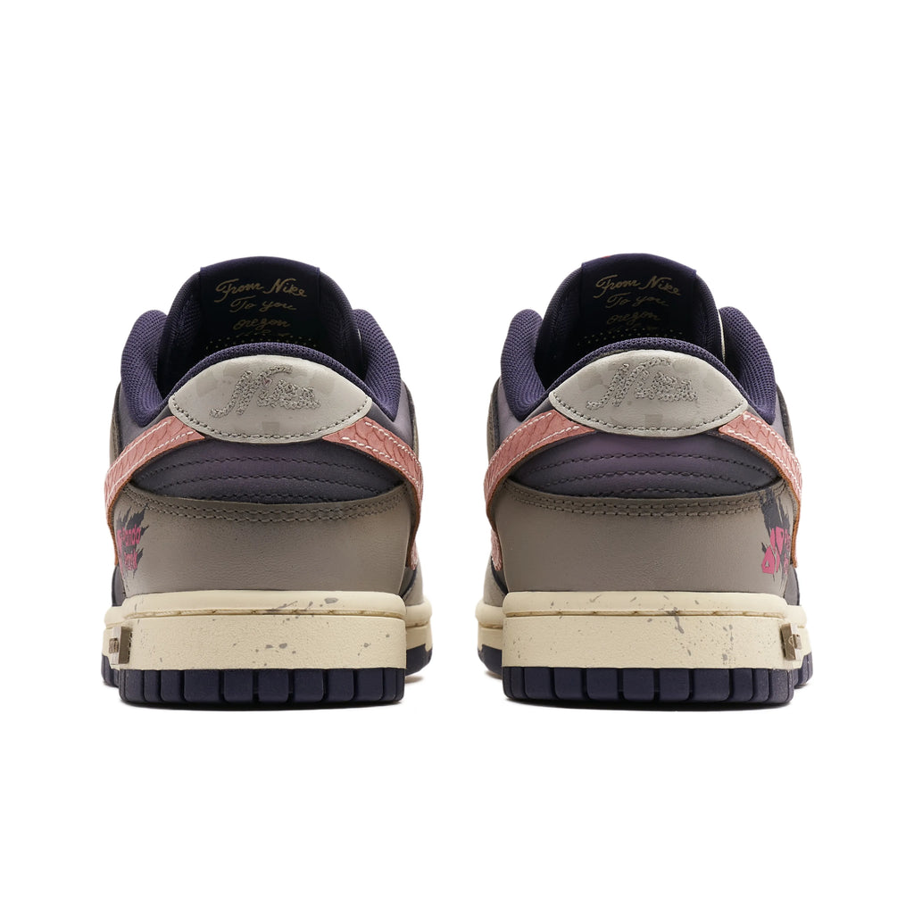 [Custom Heart of the Sandlands] Dunk Skateboarding Shoes Unisex Low-top Brown/Gray