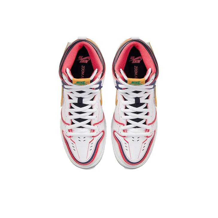 [Custom Gundam Unicorn, Velcro] Dunk Pro QS Skateboarding Shoes Unisex Low-top