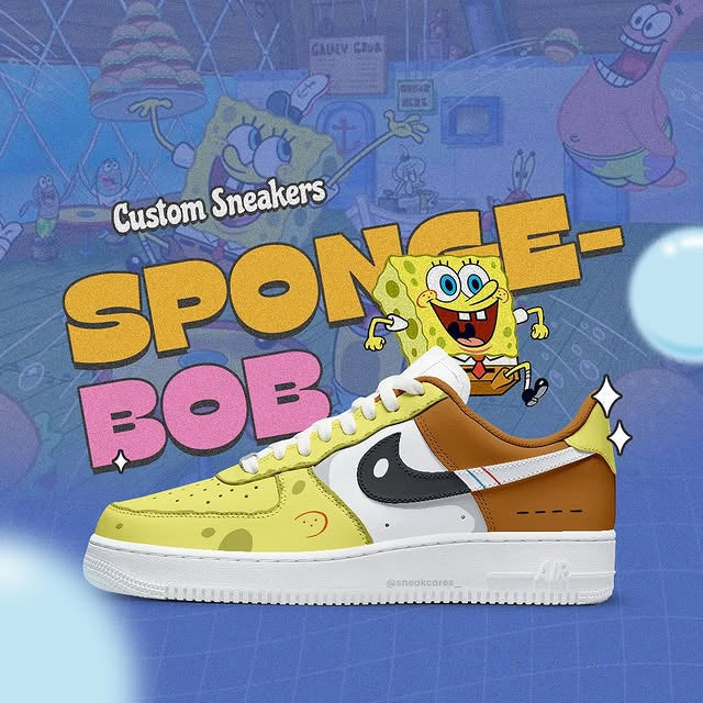 SpongeBob SquarePants Theme Mobilization-Unisex Air Force Custom
