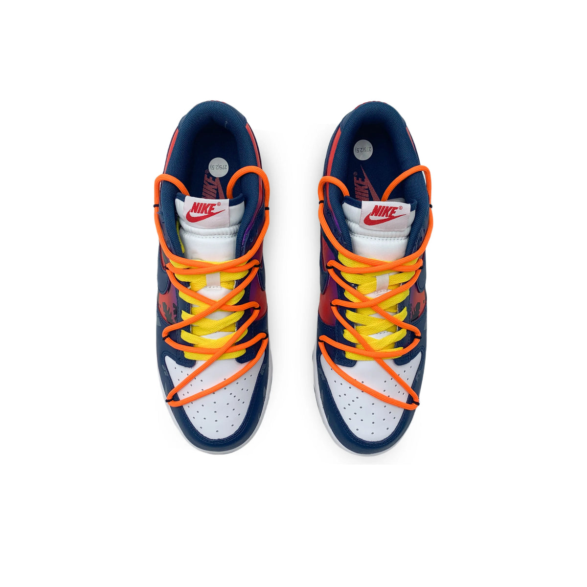 [Custom West Coast] Dunk Skateboarding Shoes Unisex Low-top Blue/Faded Color