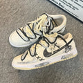 [Custom Eye of God, Distressing, Lacing, Construction] Dunk Low Skateboard Shoes Unisex