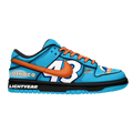 [Custom Dinoco X Cars] Dunk Skateboarding Shoes Unisex Low-top Blue/Orange