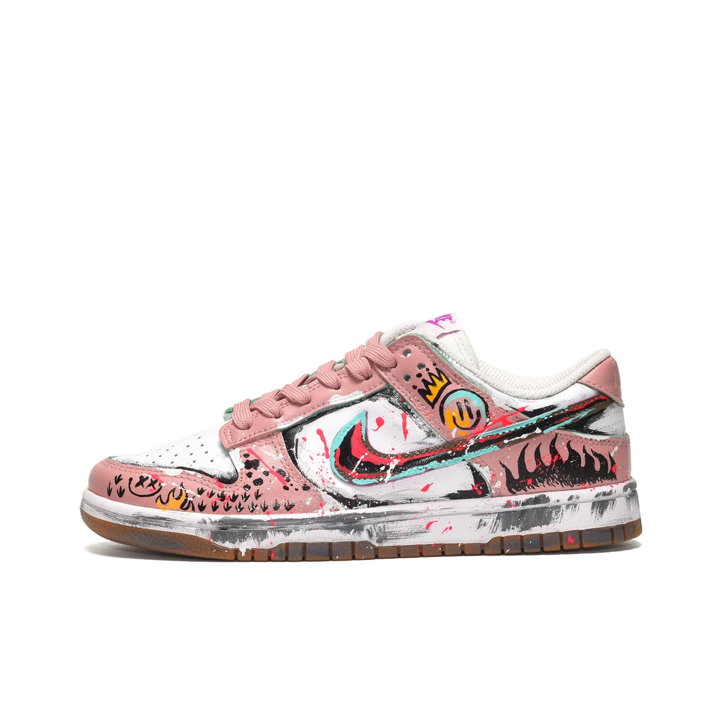[Custom Smiley Face] Air Force 1 Skateboarding Shoes Unisex