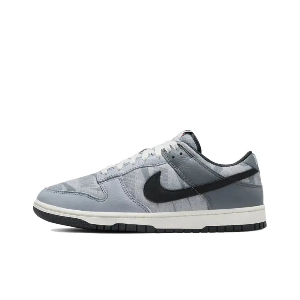 [Custom Denim stitching] Dunk Low Skateboard Shoes Unisex Denim Style