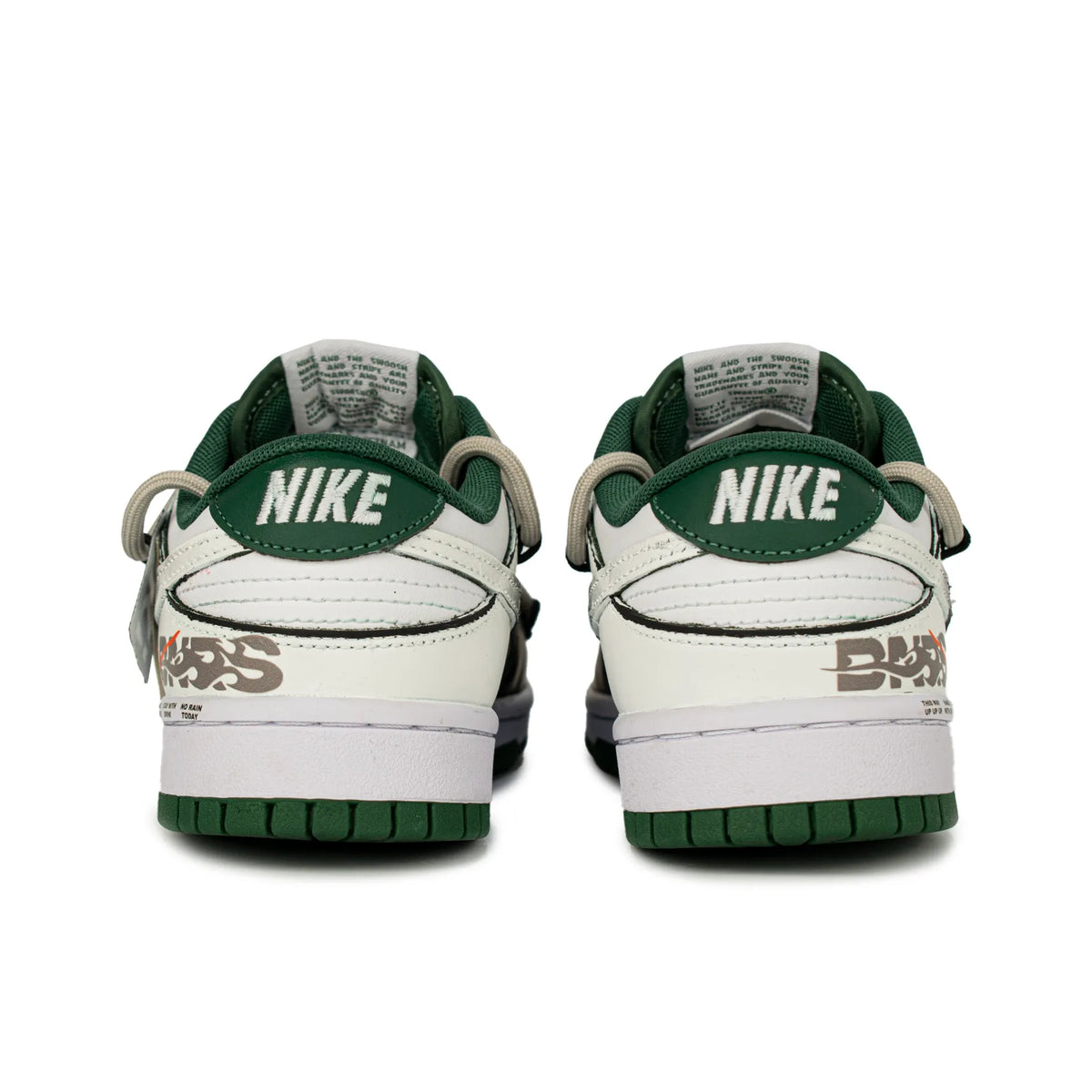 [Custom Blue Ocean x Grassy Area] Dunk Skateboarding Shoes Unisex