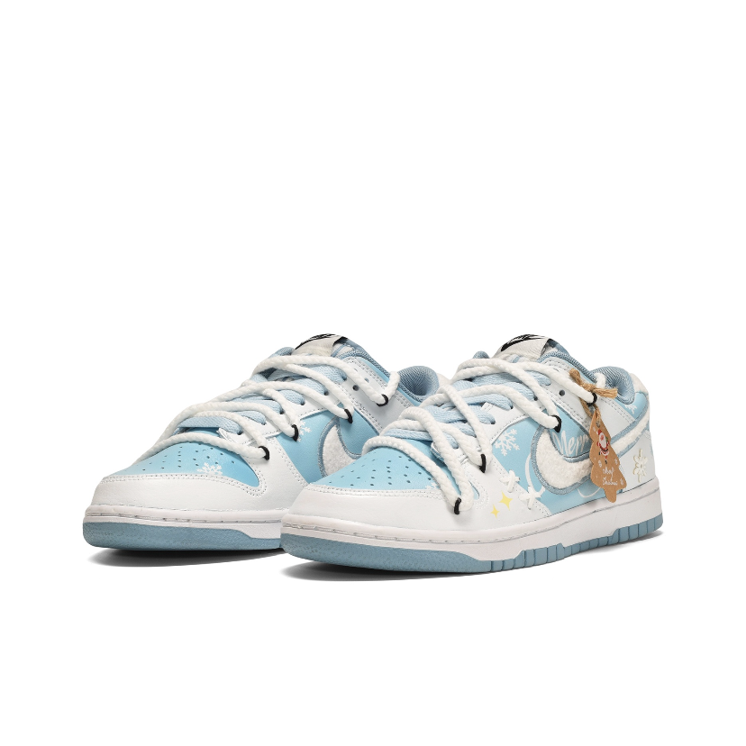[Custom Snowflake Patch] Dunk Low Skateboard Shoes Unisex