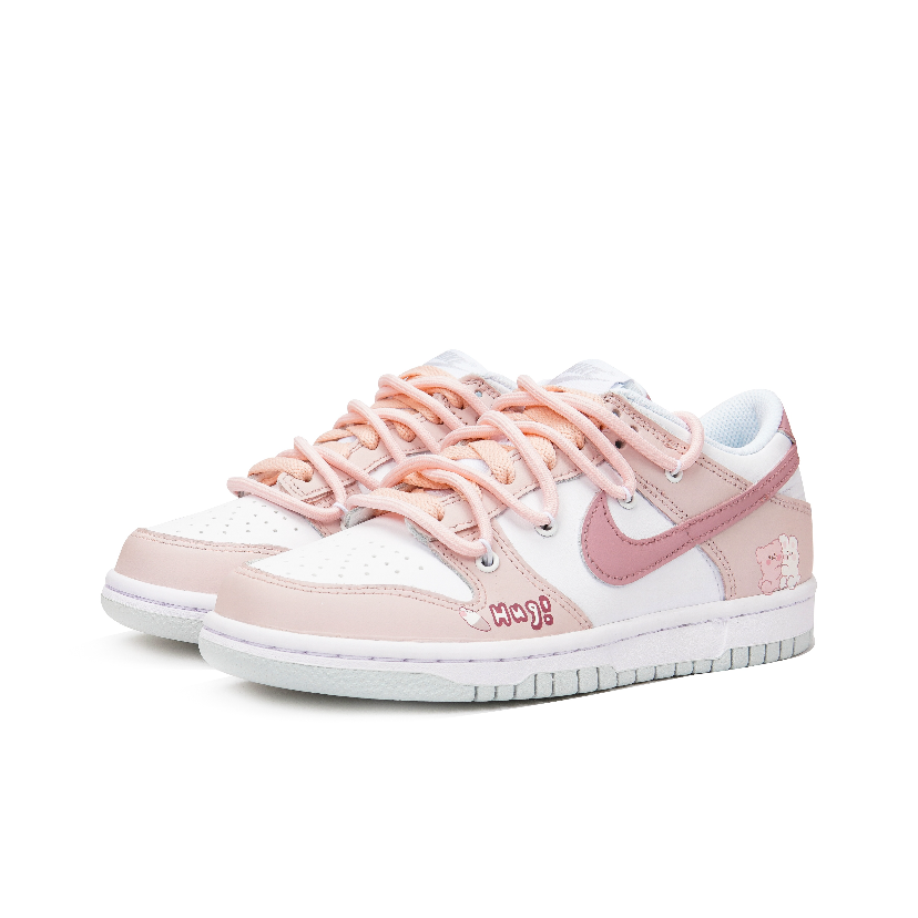 [Custom Hug Bear] Dunk Low Skateboard Shoes Unisex