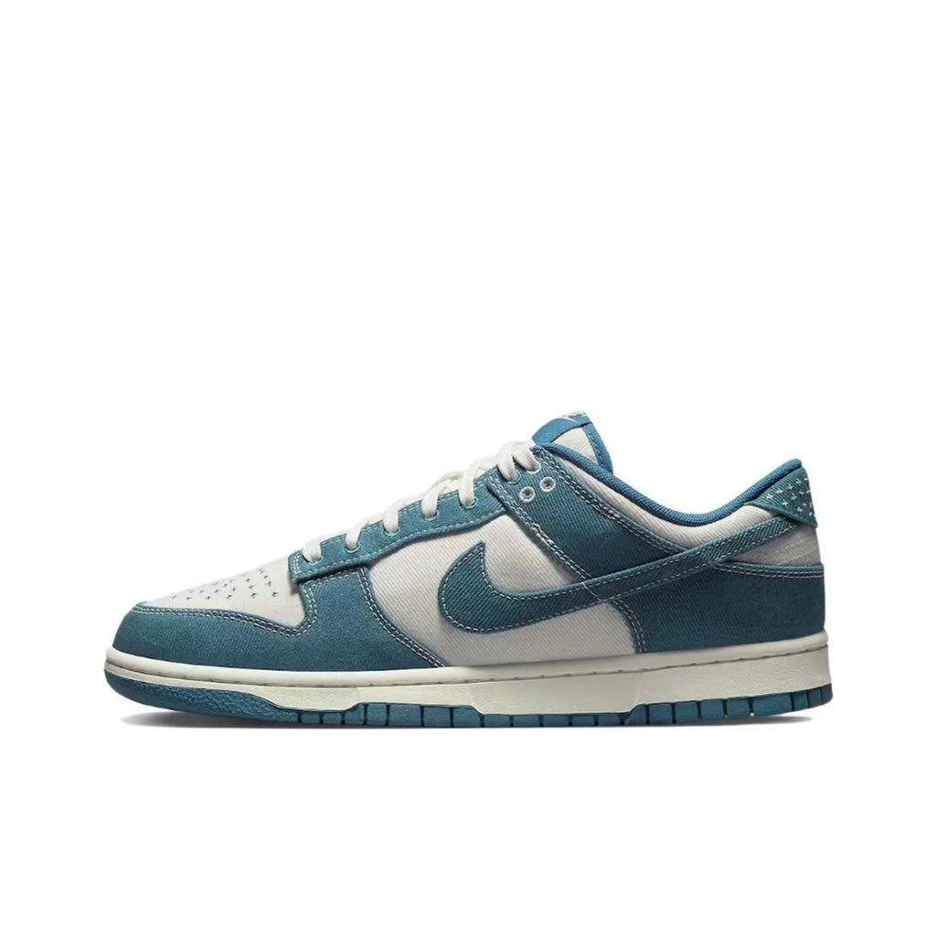 [Custom Pocket Stride] Dunk Low Skateboarding Shoes Unisex Denim Style